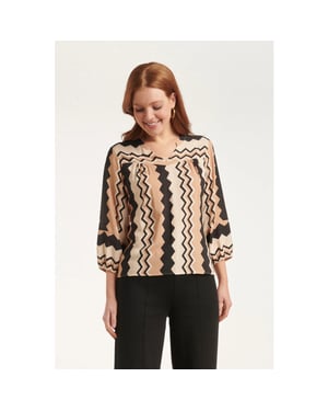 Smashed Lemon 24529 zigzag top |