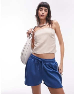 Topshop – Taupefärgad bandeautopp