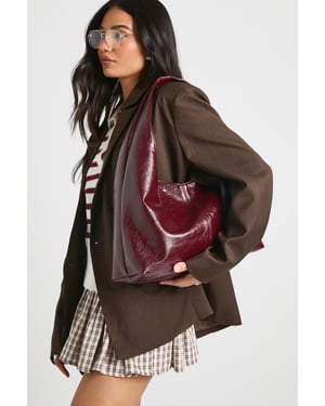Textured Slouchy Tote Bag
