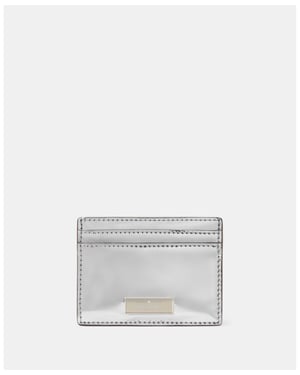 Bridget Mirror Metallic Small Slim Card Holder
