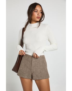 Premium Herringbone Tailored Shorts