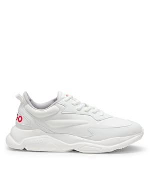 Men's Hugo Leon Trainers in White