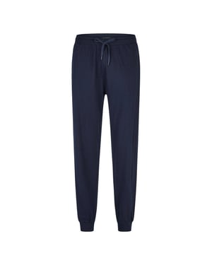 Phil & Co Heren pyjamabroek lang geruit/effen 2-pack