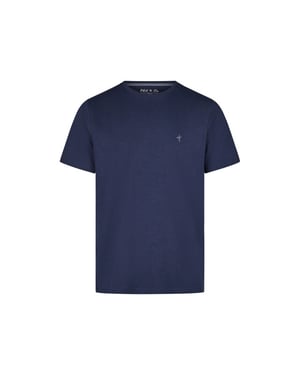 Phil & Co Heren shortama korte pyjama set palm donker