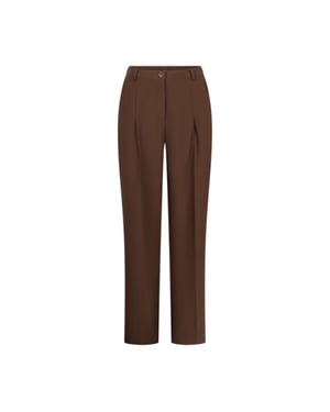 Another Label Moore pleated pants slate black -