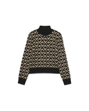 Vero Moda Vmaria art ls high-neck pullover ga