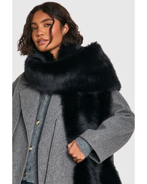 Faux Fur Oversized Scarf
