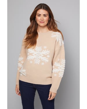 Christmas Snowflake Knitted Jumper