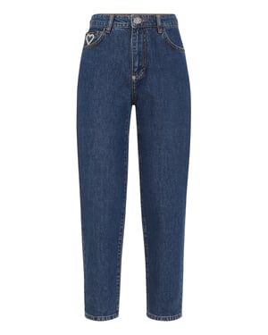 Jeans Mom Fit Hjärta