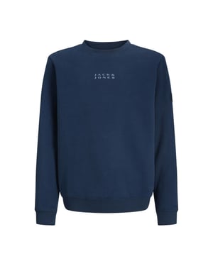 Jack & Jones Jcopoint sweat badge crew neck bf jnr navy