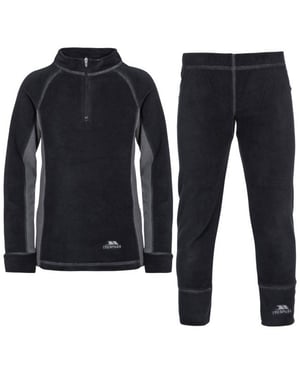 Trespass Childrens/Kids Bubbles Fleece Top And Bottom Base Layers