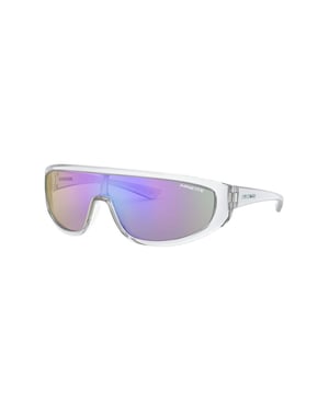 An4264 Shield Sunglasses Clearpurple