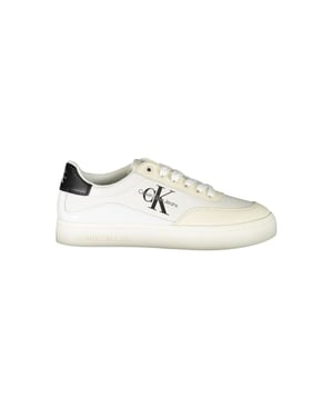 Ck Jeans Monogram Schoenen Lowtop Sneakers Wit