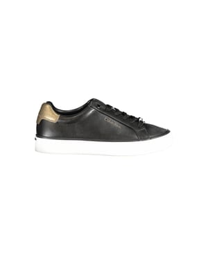 Leona Sneakers Casual Stil Svartguld