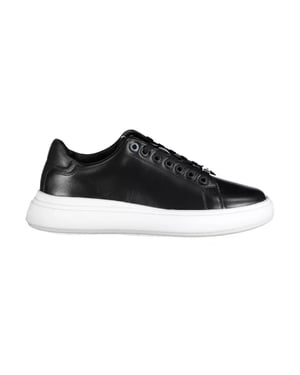 Kaylee Leren Platformsneakers
