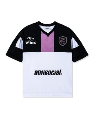 ASSC Unisex Get Weird Soccer Jersey in White