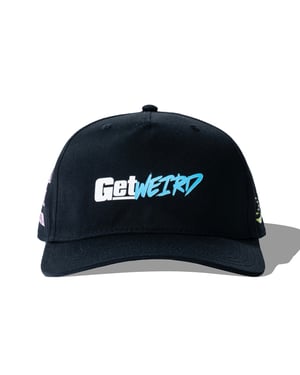 ASSC Unisex Get Weird Sponsor Cap in Black