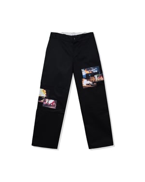 ASSC Unisex Burnout Work Pants in Black