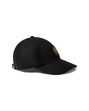 Belstaff Phoenix Patch Waxed Cap Black