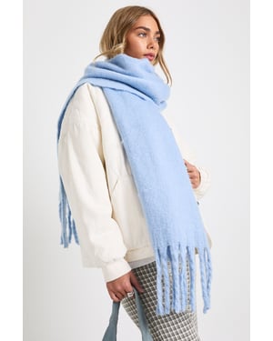Oversized Tassel Fluffy Scarf