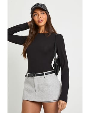 Long Sleeve Crew Neck Bodysuit