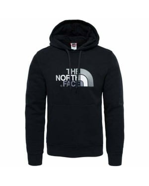 The North Face Embroidery Drew Peak Black Hoodie