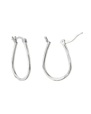 Sterling Silver Tiny Creole Hoop Earrings