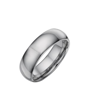 Tungsten Court 7mm Wedding Band