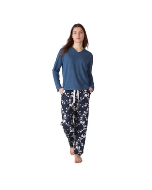 JJBFP1101 Dampyjamas med lång ärm