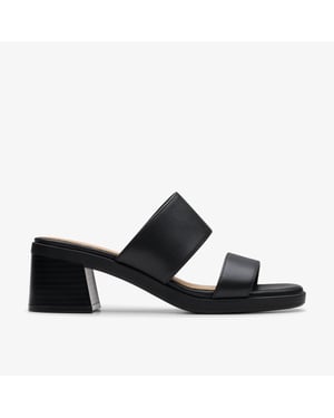 Jaylan Dusk Black Leather Sandals