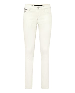 Högmidjade jeggings med hjärta