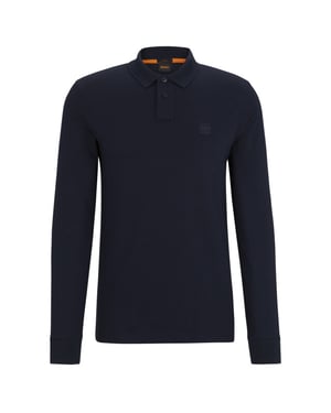 Boss Orange Passerby polo met lange mouwen