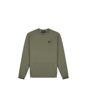 Malelions Sport counter sweater 2.0 d.green ms2-aw24-39-036