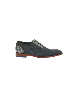 Floris van Bommel blauwe geklede herenschoenen