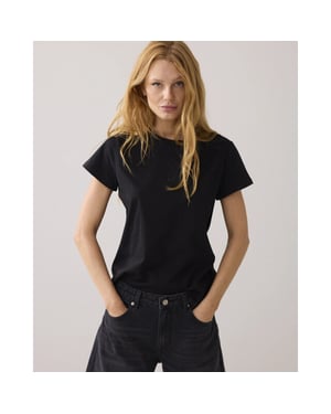 Summum 3s5185-30714 990 rhine stone logo tee black