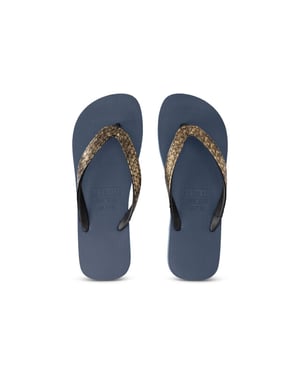 Uzurii Python bronze marineblauw