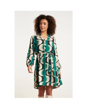 Smashed Lemon 24757 retro graphic jurk |