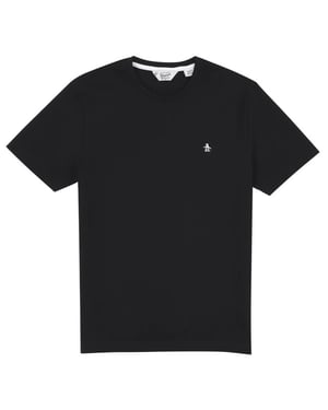 Original Penguin Sticker pete tipped ringer black