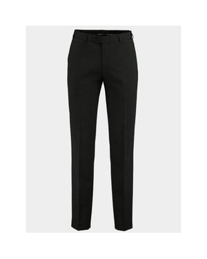 Bos Bright Blue Wollen pantalon wolmix pantalon antraciet 09.a.110/5611