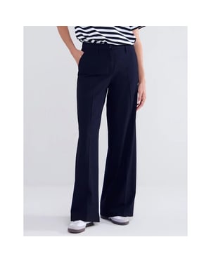 Summum Verona-12072 495 trousers viscose blend stretch (4s2711) midnight blue