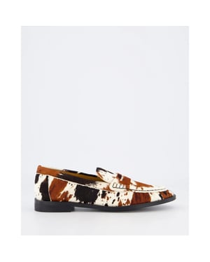Gibaldi Dames leopard loafer