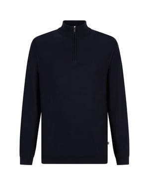 PRESLY & SUN Scott zip knitted pullover