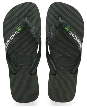 Havaianas Brasil Logo Slippers