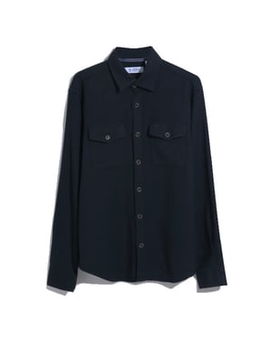 Original Penguin Double pocket overshirt dark sapphire