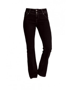 Zhrill Madison Black Flared Jeans