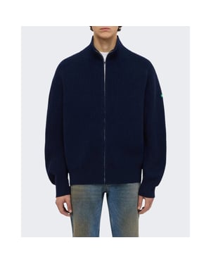 Flaneur Homme Heren badge knit cardigan