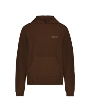 Flaneur Homme Heren signature knit hoodie