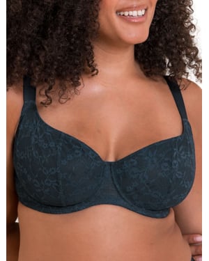 All Night Lace Scooped Balcony Bra