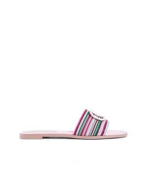 Valentino Garavani V Logotyp Signatur Tofflor
