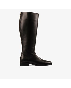 Pure Ride Black Leather Boots